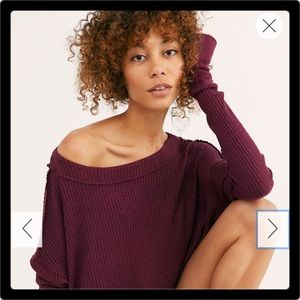 ❤️ Free People We The Free North Shore Sweater Top